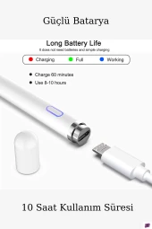 iPad Pro 11 2018 Uyumlu Dokunmatik Ekran Yazı ve Çizim Kalemi - 3