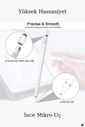 Apple iPad 5 Air Uyumlu Dokunmatik Ekran Yazı ve Çizim Kalemi - 4