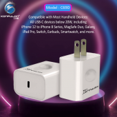 Type-C Girişli Cihazlarla Uyumlu Konfulon C69D 20W PD Şarj Cihazı - 6