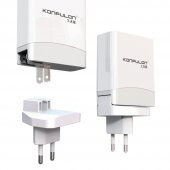 Konfulon C56Q 2xUSB QC 3.0 ve 1xType-C PD 30W Seyahat Şarj Cihazı - 5