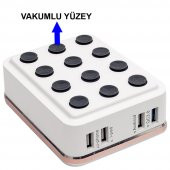 iPhone,iPad,Android için Konfulon C29 6 USB 3.0 Quick Şarj Cihazı - 2