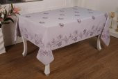 Finezza Müge Lüx Jakar Kumaş Mor Masa Örtüsü  Dikdörtgen 160x320 cm - 1084 - 1