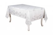 Finezza Müge Lüx Jakar Kumaş Gri Masa Örtüsü  Dikdörtgen 160x220 cm - 1085 - 4