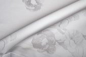 Finezza Müge Lüx Jakar Kumaş Gri Masa Örtüsü  Dikdörtgen 160x220 cm - 1085 - 8