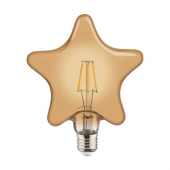 HOROZ 001-031-0006 RUSTIC STAR-6 6W E27 2200K AMPUL - 1