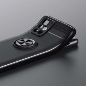Xiaomi Redmi 10 Kılıf Standlı Yüzüklü Manyetik Silikon - 8