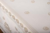 Finezza Nilüfer Lüx Jakar Kumaş Bej Masa Örtüsü  Dikdörtgen 160x320 cm - 1089 - 3