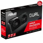 ASUS DUAL-RX6600-8G 8GB GDDR6 HDMI DP 128Bit - 1