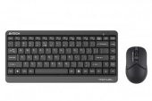 A4 TECH FG1112 2.4 Q FN-MM MİNİ KLAVYE+MOUSE SET SİYAH - 1