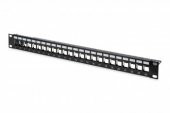 DIGITUS DN-91411 24PORT RAF TİPİ PPANEL 1U SİYAH - 1