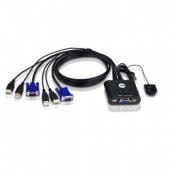 ATEN CS-22U 2PORT MİNİ USB KVM SWITCH+KABLO(YÖNET) - 1