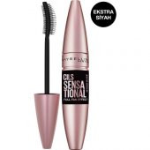 Maybelline Lash Sensational Yelpaze Etkili Intense Black Maskara - Ekstra Siyah - 2