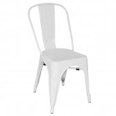 Tolix Kolsuz Metal Sandalye-Beyaz - 1