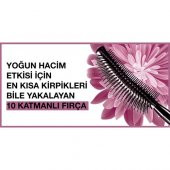 Maybelline Lash Sensational Yelpaze Etkili Suya Dayanıklı Siyah Maskara - 11