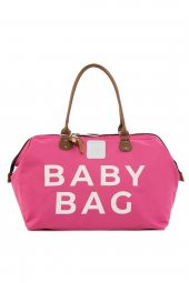 Bagmori Fuşya Baby Bag Baskılı Bebek Bakım Çantası - 1