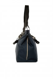 Bagmori Lacivert Garnili Çıtçıtlı Askılı Anne Bebek Bakım Çantası - 4