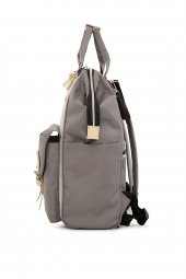 Bagmori Gri Cepli Logolu Anne Bebek Çantası - 3