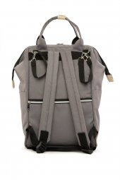 Bagmori Gri Cepli Logolu Anne Bebek Çantası - 4