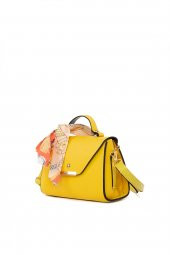Bagmori Sarı Kapaklı Şallı Askılı Çanta - 2