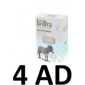 La Diva Eşek Sütlü Sabun 100 gr x 4 Adet - 1