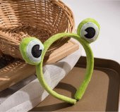 Taç Kurbağa Göz 1 Adet Yeşil Kadın Kız Saç Toka Aksesuar Hediye Takı - 1