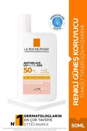 La Roche Posay Anthelios Uvmune400 Invisible Fluid Tüm Cilt Tipleri İçin Renkli Spf50+ 50 ML thumbnail 1