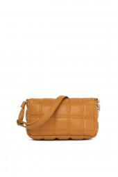 Bagmori Camel Nakışlı Kapaklı Mini Çanta - 3