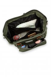 Bagmori Haki Baby Bag Baskılı Cepli Anne Bebek Bakım Sırt Çantası - 5