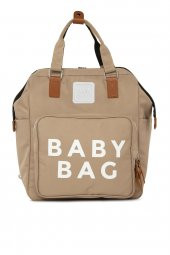 Bagmori Vizon Baby Bag Baskılı Cepli Anne Bebek Bakım Sırt Çantası - 1