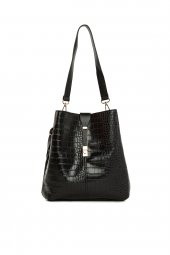 Bagmori Siyah Aksesuarlı Biritli Çanta thumbnail 1