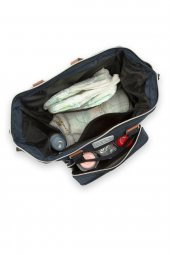 Bagmori Lacivert Baby Bag Baskılı Cepli Anne Bebek Bakım Sırt Çantası - 5