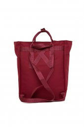 Bagmori Bordo Fermuarlı Kolon Askılı Sırt Çantası thumbnail 3