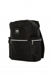 Bagmori Siyah Kemer Tutmalı Cepli Sırt Çantası thumbnail 2