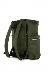 Bagmori Haki Kemer Tutmalı Cepli Sırt Çantası - 3