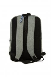 Bagmori Gri Dikiş Detaylı Sırt Laptop Çantası - 3