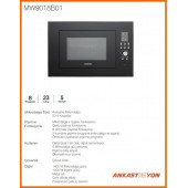 Silverline Mw9018b01 Siyah Cam Ankastre Mikrodalga - 2