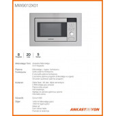 Silverline MW9012X01 İnox Ankastre mikrodalga - 2
