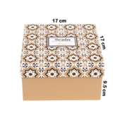 SENİN İÇİN KAHVERENGİ TASARIMLI HEDİYE KUTUSU NO:3 - 1