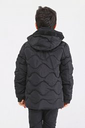 Benittokids Erkek Çocuk Mont Siyah 51230S - 5