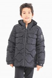 Benittokids Erkek Çocuk Mont Siyah 51230S - 7