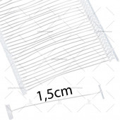 ŞEFFAF Standart 15milimetre /1,5cm Etiketleme KILÇIĞI (1000 adet) thumbnail 1