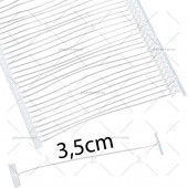 ŞEFFAF Standart 35milimetre / 3,5cm Etiketleme KILÇIĞI (1000 adet) thumbnail 1