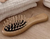 Naturaborn Organik Doğal Antibakteriyel Özellikli Bambu Bebek Tarak - 4