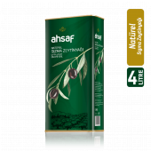 Ahsaf Natürel Sızma Zeytinyağı 4L-Teneke - 1