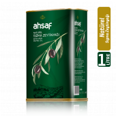 Ahsaf Natürel Sızma Zeytinyağı 1L-Teneke - 1