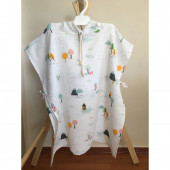 Mutlu Gün Marketi Müslin Panço 1-3 Yaş Bizim Köy Figürlü - 3