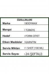 Bodymax Thermomax L Carnitine Sıvı 24 Shot 3000 Mg Şeftali - 3