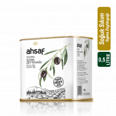 Ahsaf Soğuk Sıkım Natürel Sızma Zeytinyağı 500 ml -Teneke - 1