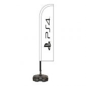 Play Station 4 Plaj Yelken Bayrağı - 1
