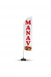 Reklamediyoruz Manav Temalı   Yelken Bayrak - 1